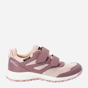 Buty sportowe dziecięce dla dziewczynki na rzepy Jack Wolfskin Woodland Texapore Low Vc K 4046351-2197 38 Różowe (4064993714258)