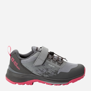 Дитячі кросівки для дівчинки Jack Wolfskin Villi Hiker Texapore Low K 4056831-2428 34 Сірий/Рожевий (4064993840490)