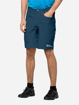 Спортивні шорти чоловічі Jack Wolfskin Tourer Shorts M 1507231-1274 52 Темно-сині (4064993663518)