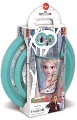 Набір пластикового посуду Euromic Kids Lunch Set Frozen 3 шт (8412497510009)
