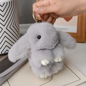Плюшевый брелок «Rabbit» Серый