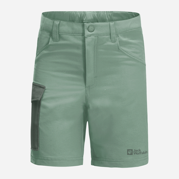 Дитячі шорти для дівчинки Jack Wolfskin Active Shorts K 1609341-4215 128 см Зелені (4064993682533)