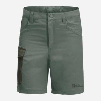 Дитячі шорти для хлопчика Jack Wolfskin Active Shorts K 1609341-4311 152 см Темно-зелені (4064993682595)