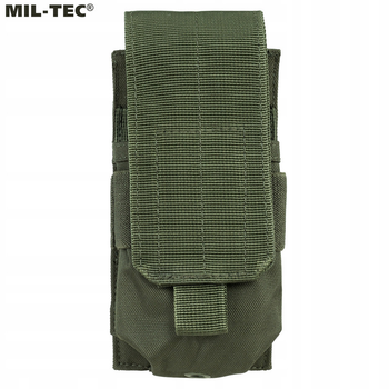 Підсумок для магазину М4/М16/АК/AR15 Олива Mil-Tec MAG.TASCHE M4/M16 SINGLE OLIV (13496501)