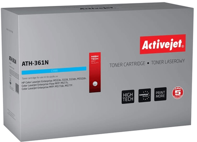 Toner Activejet do HP 508A CF361A Cyan (5901443103264)