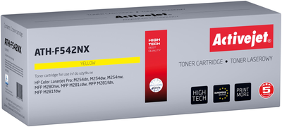 Toner Activejet do HP 540 CF542X Yellow (5901443117148)