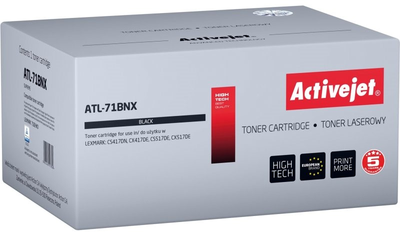 Тонер-картридж Activejet для Lexmark 71B2HK0 Black (5901443117858)