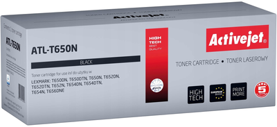 Тонер-картридж Activejet для Lexmark T650A11E Black (5901443118053)