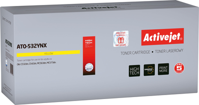 Тонер-картридж Activejet для Oki 46490605 Yellow (5901443115472)
