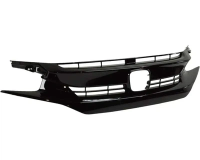 Решетка радиатора Honda Civic 10 16-18 черн. глянец без молдинга
