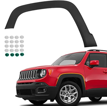 Накладка крыла Jeep Renegade 14-19 передняя левая черная текстура, 5XB65LXHAA, (183808321)