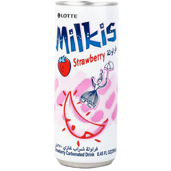 Напиток газированный Milkis клубника LOTTE 250мл