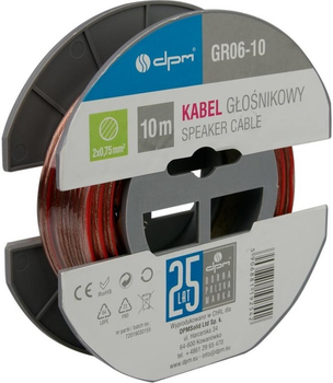 Акустичний кабель DPM 2 x 0.75 мм² 10 м (GR06-10)