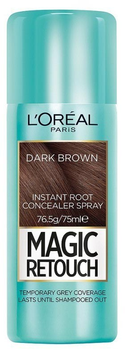 Спрей для ретушування коренів L'oreal Magic Retouch instant Dark Brown 75 мл (3600523193042)