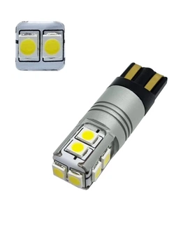 Светодиодная лампа&nbsp;Т10 W5W 10SMD 2835 12V 700LM Белая canbus (21385)