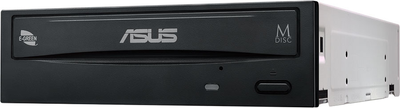 Napęd optyczny ASUS DVD-RW Wewnętrzny PC SATA Czarny (DRW-24D5MT/BLK/G/AS)
