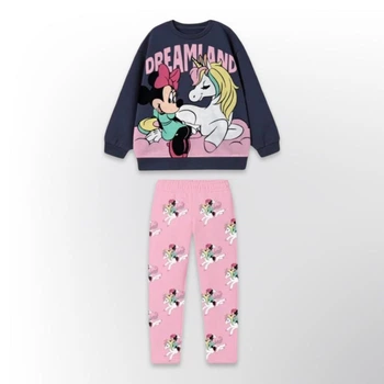 Комплект "Disney baby" лосини з кофтою Zara 2-3 роки 98 см Синьо-рожевий (0374-16)