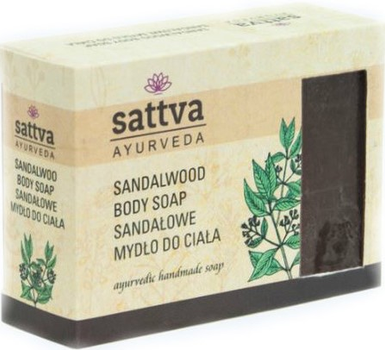 Indyjskie mydło glicerynowe Sattva Body Soap Sandalwood 125 g (8905075000950/5903794180437)