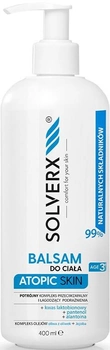 Balsam do ciała Solverx Atopic Skin skóra atopowa 400 ml (5907479380310)