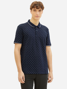 Koszulka polo męska Tom Tailor 1040465 XL Granatowa (4067672205559)