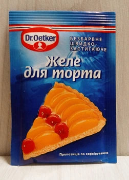Желе для торта Dr. Oetker безбарвне 8г