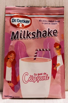 Молочный коктейль Dr. Oetker с клубничным вкусом, 33г