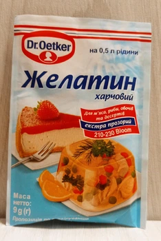 Желатин пищевой Dr.Oetker 9г