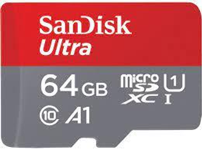 Карта памяти Micro SD SanDisk Ultra 64 GB Class 10 UHS-I M100 MB/s