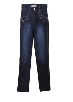 Джинсы для девочки Flamingo 140 см Синий (YDB-4266-Blue)