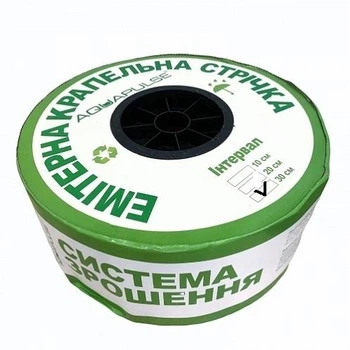 Крапельна стрічка емітерна Aquapulse, 6mil, крок 30 см, водовилив 1.38 л/год, 500 м