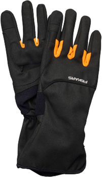 Перчатки для ухода за кустарниками Fiskars Solid (10) Черно-оранжевые (1071153)