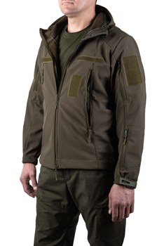Чоловіча куртка soft shell olive, XL, Softshell