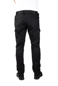 Тактичні штани SMILO cargo rip-stop black, L, 230 г кв м, 65% поліестер з еластаном/35% хлопок