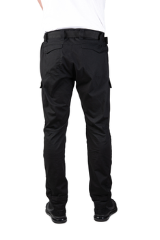 Тактичні штани SMILO cargo rip-stop black, M, 230 г кв м, 65% поліестер з еластаном/35% хлопок
