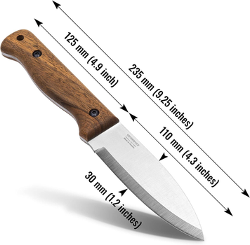 Компактный охотничий нож из нержавеющей Стали B1 SSHF BPS Knives - нож для рыбалки, охоты, походов