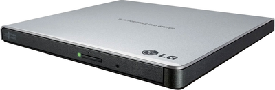 Зовнішній оптичний привід Hitachi-LG DVD-RW USB 2.0 Silver (GP57ES40)
