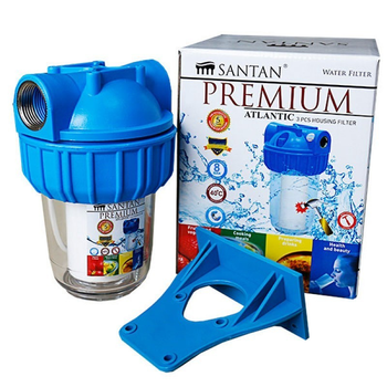Фільтр для очистки води SANTAN Atlantik 3PS 1"(корпус+сітка, кріплення) Mini