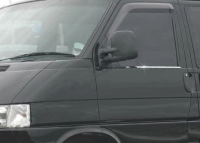 Молдинги вікон (2 шт, нержавіюча сталь) Carmos - нержавіюча сталь для Volkswagen T4 Caravelle/Multivan