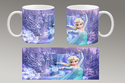 Чашка біла керамічна "Холодне Серце" Frozen 35 Aurora
