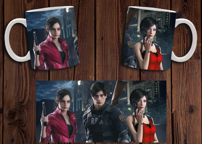 Чашка белая керамическая "Resident Evil" Обитель зла 19 Aurora