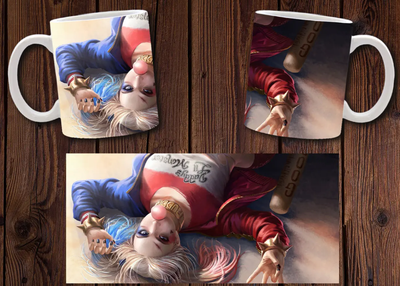 Чашка белая керамическая "Харли Квинн" Harley Quinn 12 Aurora