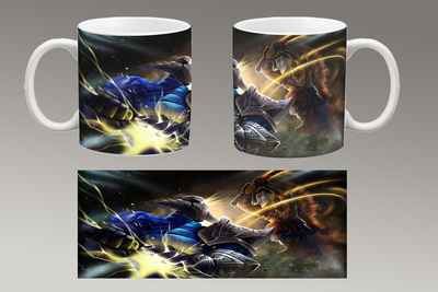 Чашка белая керамическая "DOTA 2" Дота 2 Aurora 62