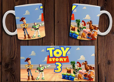 Чашка белая керамическая "История игрушек" Toy story 24 Aurora