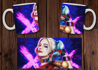Чашка белая керамическая "Харли Квинн" Harley Quinn 19 Aurora