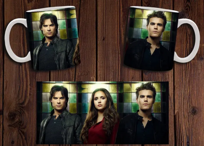 Чашка белая керамическая "Дневники вампира" The Vampire Diaries 15 Aurora
