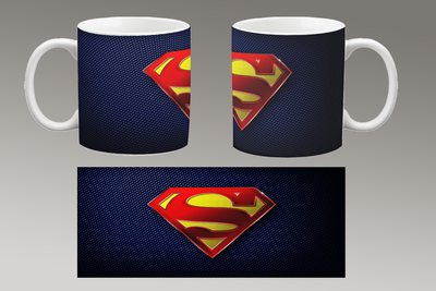 Чашка біла керамічна "Супермен логотип" SUPERMAN - logo 13 Aurora