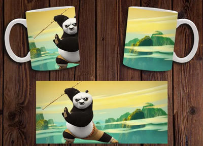 Кубок білий керамічний "Кунг-фу Панда" Kung Fu Panda 28 Aurora