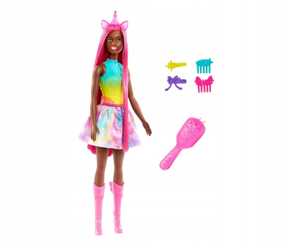 Lalka Jednorożec Barbie Dreamtopia Długie włosy (0194735183678)