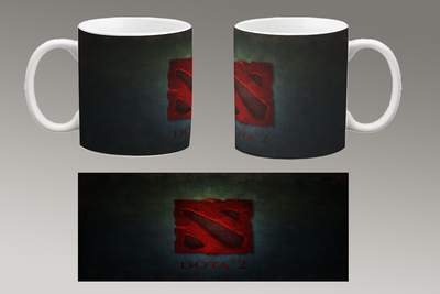 Чашка біла керамічна "DOTA 2" Дота 2 Aurora 29