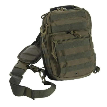 Рюкзак через плече Mil-Tec One Strap Assault Pack SM,9л Олива (S0001)